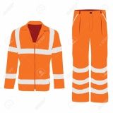 uniforme profissional com faixa refletiva em Moema